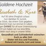 Goldene Hochzeit Zeitung Vorlagen Großartig Grußanzeige Familienanzeigen Herzliche