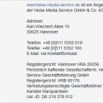 Google Analytics Impressum Vorlage Gut Beispiel Impressum Heise Regioconcept