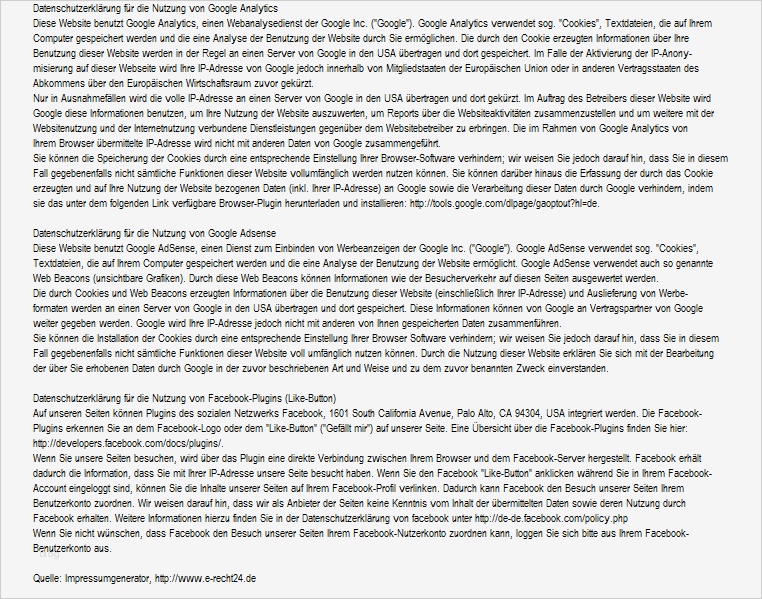 Google Analytics Impressum Vorlage Hübsch Kontakt Und Impressum