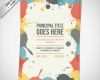 Gratis Flyer Vorlagen Angenehm Flyer Template with Paint Splashes Vector