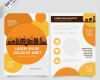 Gratis Flyer Vorlagen Cool Flyer Template with orange Circles Vector