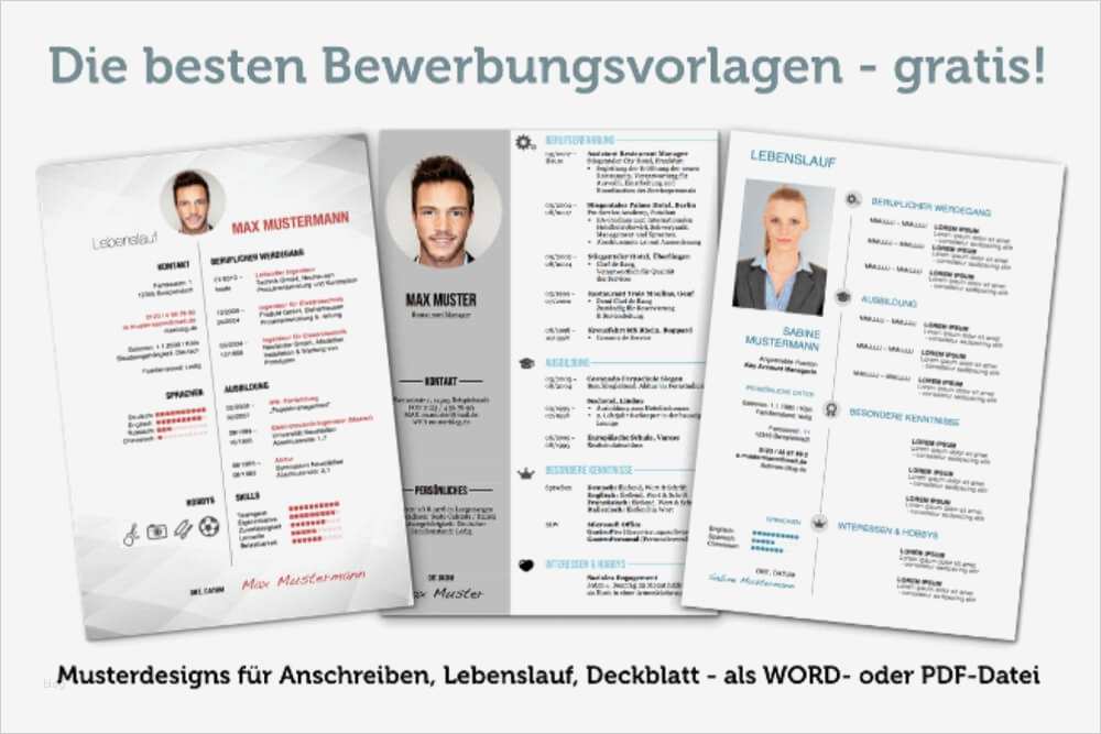 Gratis Lebenslauf Vorlage Erstaunlich Bewerbung Vordrucke Kostenlose Word Muster