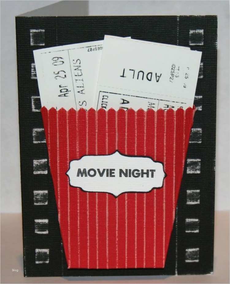 Gutschein Kino Vorlage Inspiration Kinogutschein Basteln Und Das Einfache Geschenk Kreativ