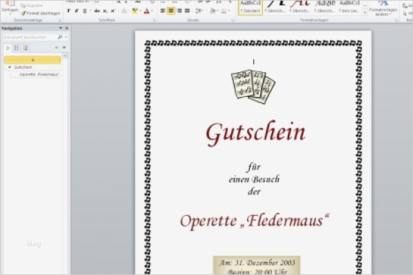Gutschein Kurzurlaub Vorlage Inspiration Gutschein Muster Word Bon Priix