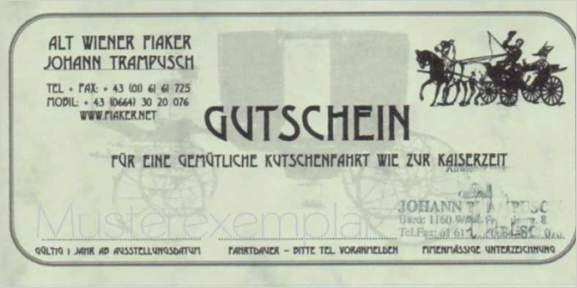 22 Erstaunlich Gutschein Kutschfahrt Vorlage Bilder 2 Wiener Fiaker Johann Trampusch Gutscheine