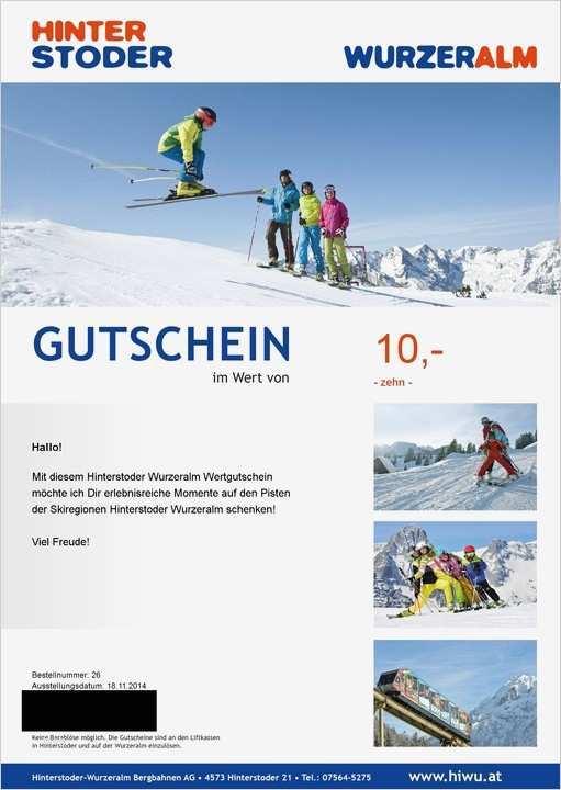 Gutschein Skifahren Vorlage Beste News Wurzeralm sommer & Winter Hiwu