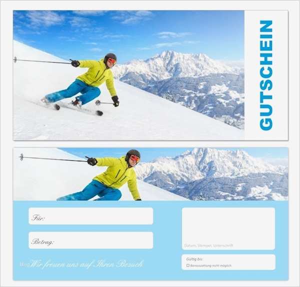 Gutschein Skifahren Vorlage Luxus 100 X top Premium Geschenkgutscheine Ski 678 Reisen