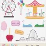 Gutschein Vorlage Freizeitpark Einzigartig Kirmes Clip Art Set Rummelplatz Jahrmarkt Clip Art