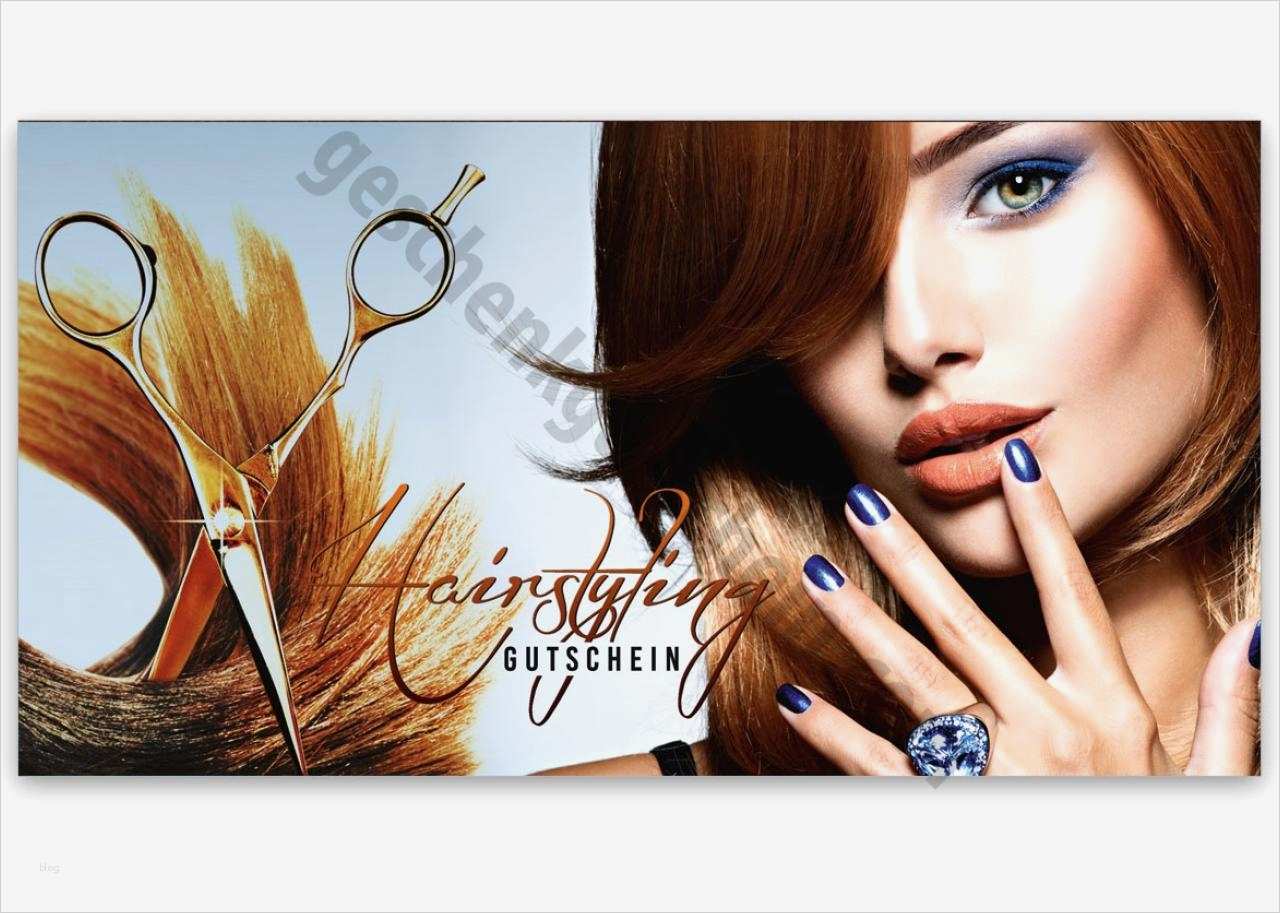 Gutschein Vorlage Friseur Angenehm K298 Faltgutschein Multicolor