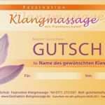 Gutschein Vorlage Massage Inspiration Gutschein