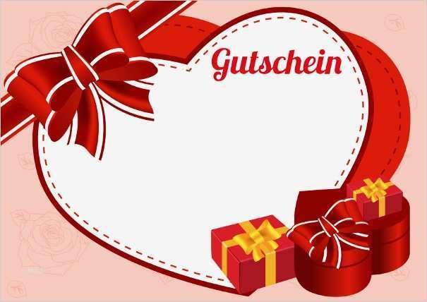 Gutschein Vorlagen Ausdrucken Luxus Valentinstag Gutschein Vorlagen ‒ Kostenlos Zum Ausdrucken