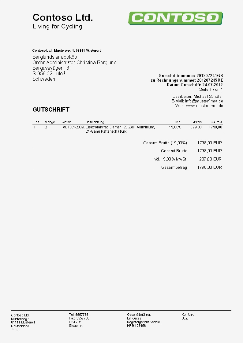 Gutschrift Rechnung Vorlage Beste Beste Gutschrift Mustervorlage Ideen Bilder Für Das