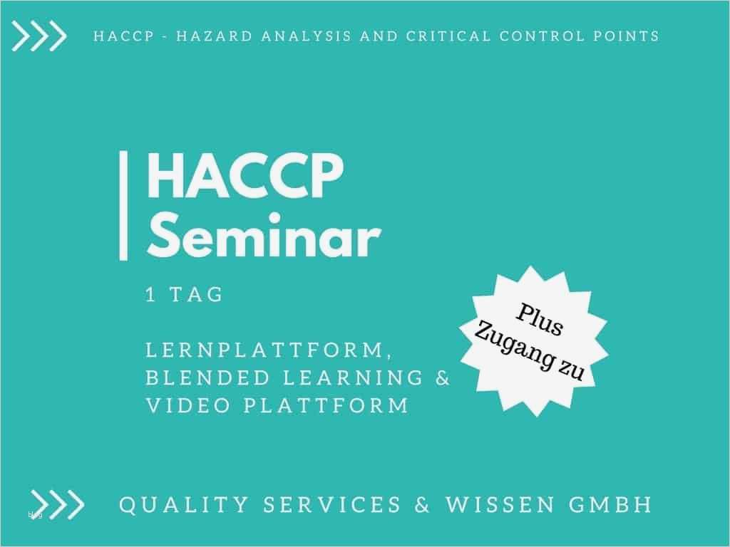 Haccp Schulung Vorlage Cool Haccp Webinar Haccp Schulung Line