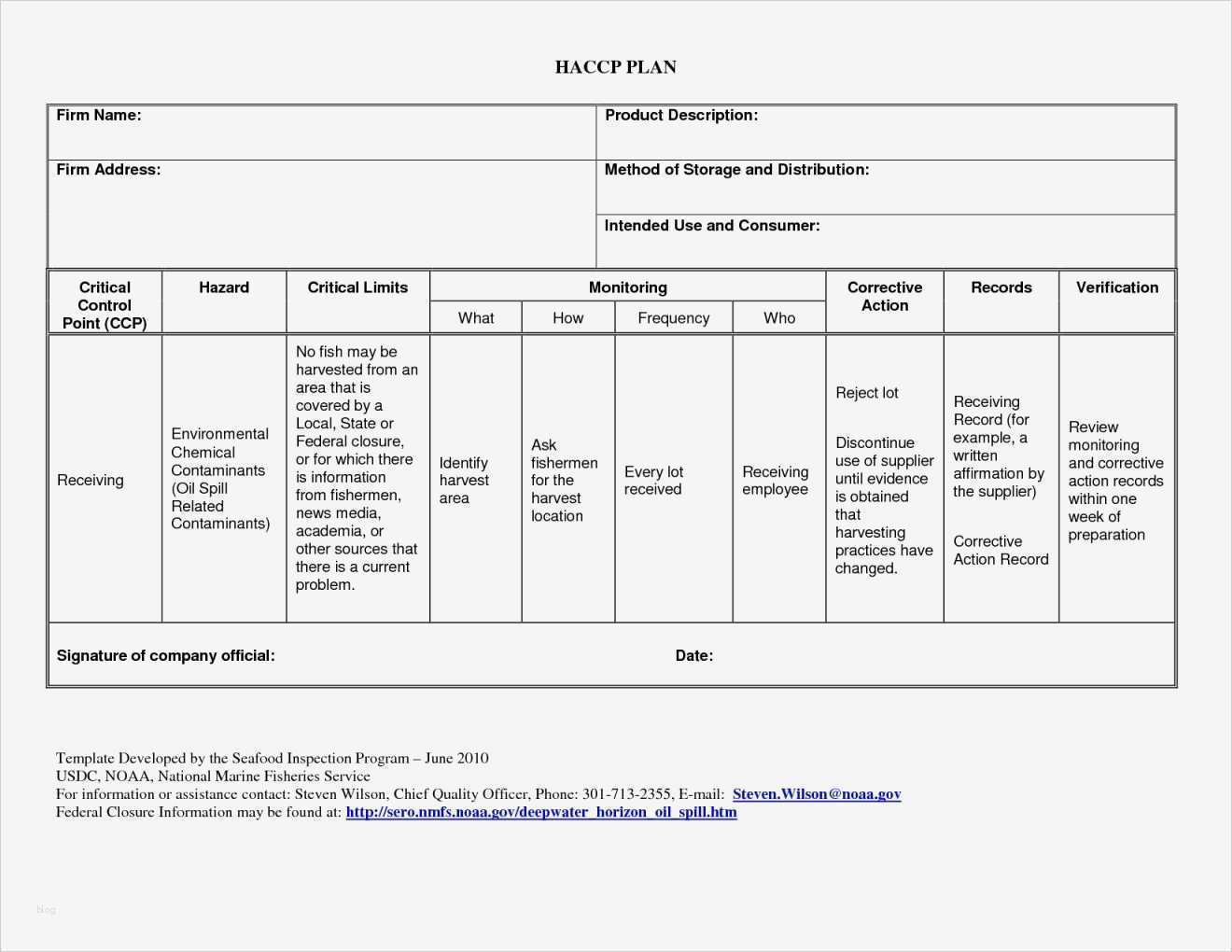 Haccp Schulung Vorlage Schön Fantastic Haccp Plan for Chicken Dq33 – Documentaries for