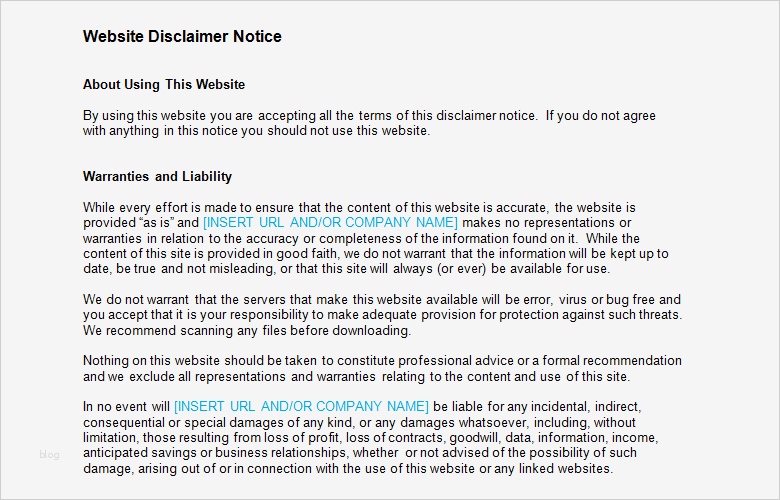 Haftungsausschluss Website Vorlage Schönste Niedlich Disclaimer Vorlage Fotos Ideen fortsetzen