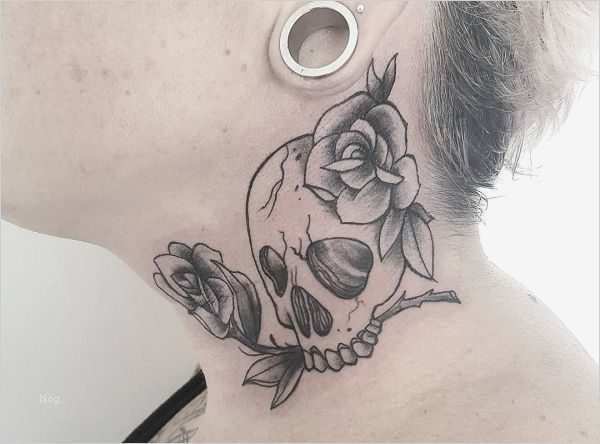 Hals Tattoo Vorlagen Bewundernswert totenkopf Tattoos 20 Ideen Mit Bedeutung