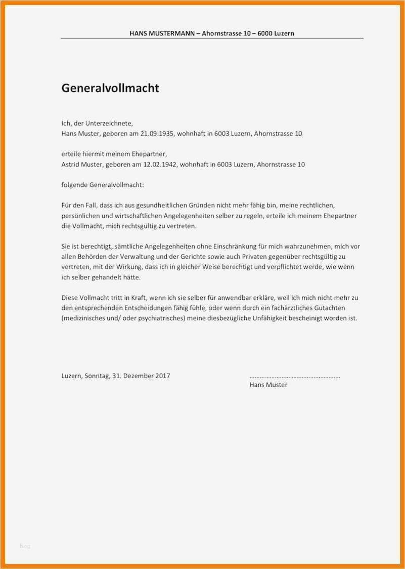 Handwerkerrechnung Muster Vorlage Neu 8 Muster Vollmacht