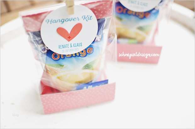 Hangover Kit Hochzeit Vorlage Gut Hochzeit