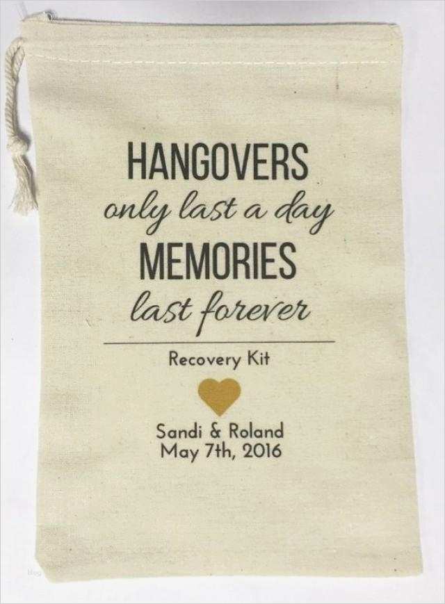 Hangover Kit Hochzeit Vorlage Inspiration 10 Wedding Favors Bachelorette Party Favor Hangover Kit