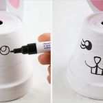 Hasenohren Basteln Vorlage Angenehm tontopffiguren Basteln Blumentöpfe tontöpfe Bemalen