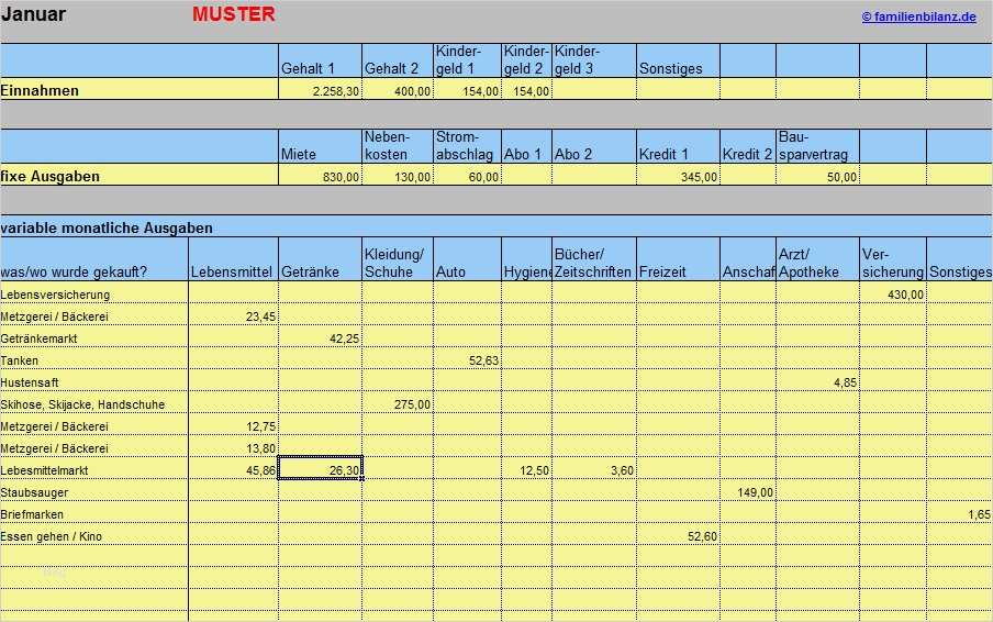 Haushaltsbuch Excel Vorlage Kostenlos 2015 Großartig Excel Haushaltsbuch Download Kostenlos Giga