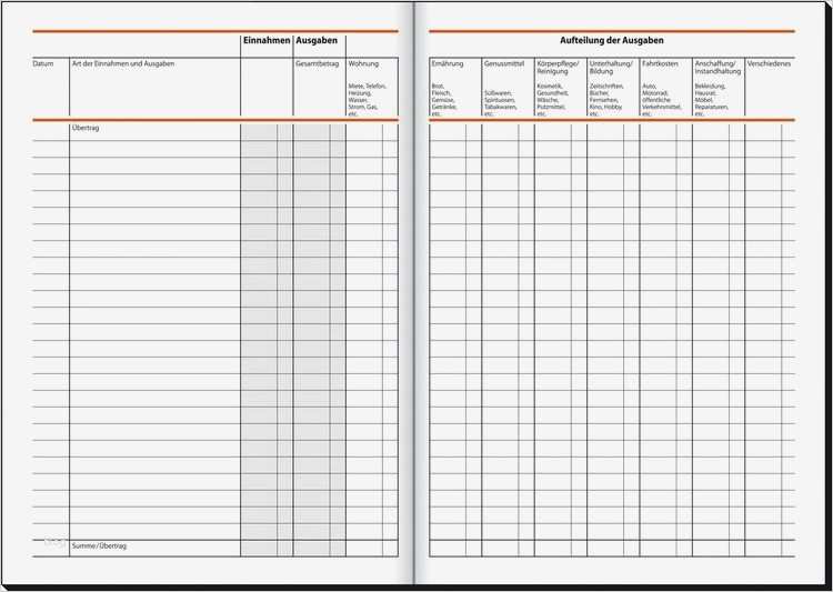 Haushaltsbuch Pdf Vorlage Neu Sigel Haushaltsbuch Ha514 Kassenbuch A5 Geschäftsbuch