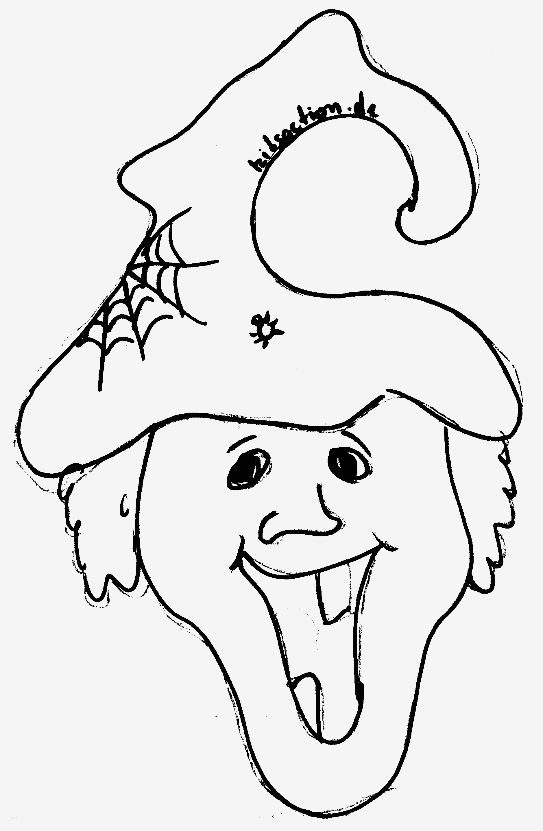 Hexenhaus Basteln Vorlage Gut Halloween Basteln Türhänger Hexe