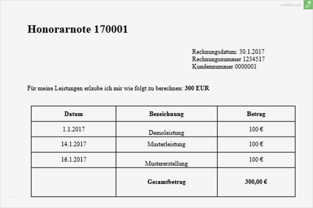 Honorarnote Vorlage österreich Schönste Honorarnote Österreich Konform Stellen Everbill Magazin