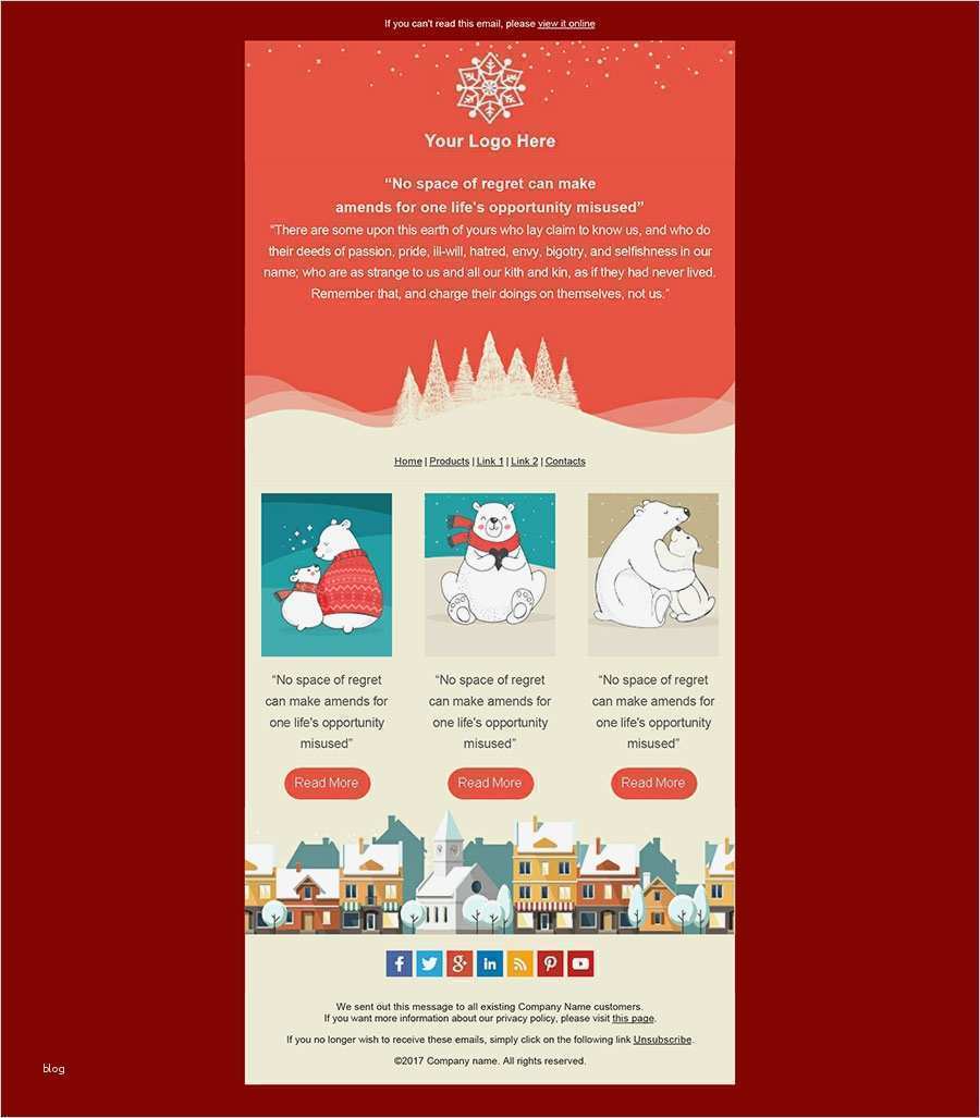 Html Newsletter Vorlagen Luxus Weihnachts Vorlagen 2017 Gestalten Und Versenden Sie Ihre