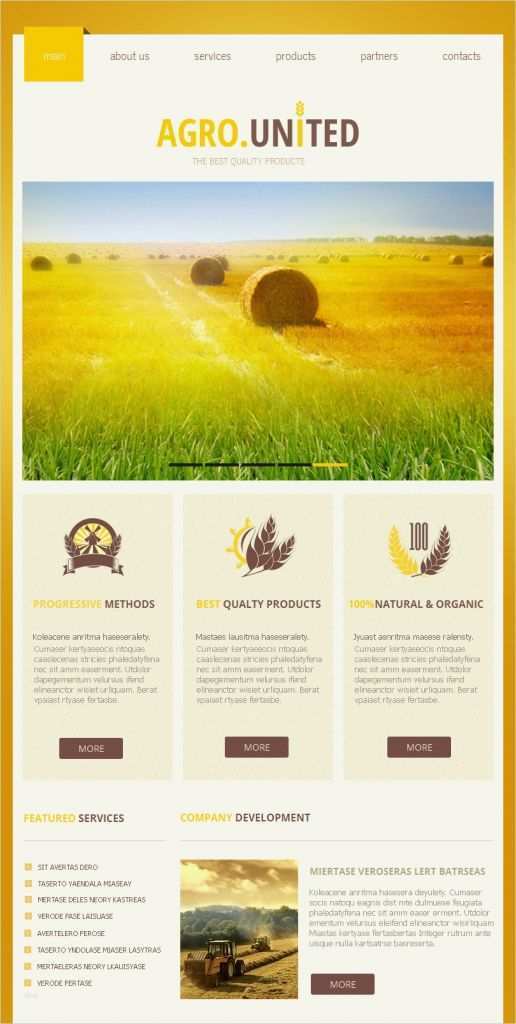 Html Startseite Vorlage Hübsch HTML Cms Vorlage Für Landwirtschaft