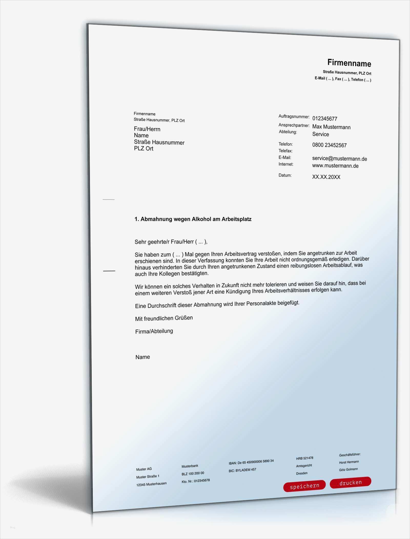 Html Vorlagen Download Schönste Abmahnungen Im Paket Muster Vorlagen Zum Download