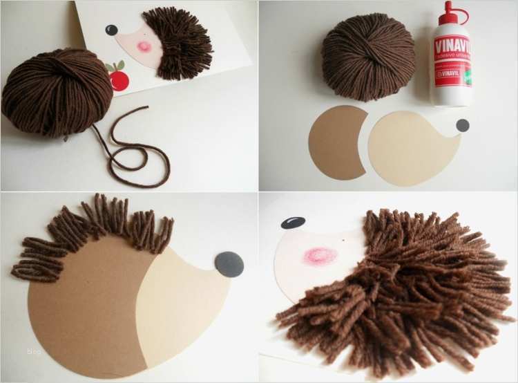 Igel Zeichnen Vorlagen Großartig Igel Basteln Mit Kinder Für Niedliche Dekorationen 15