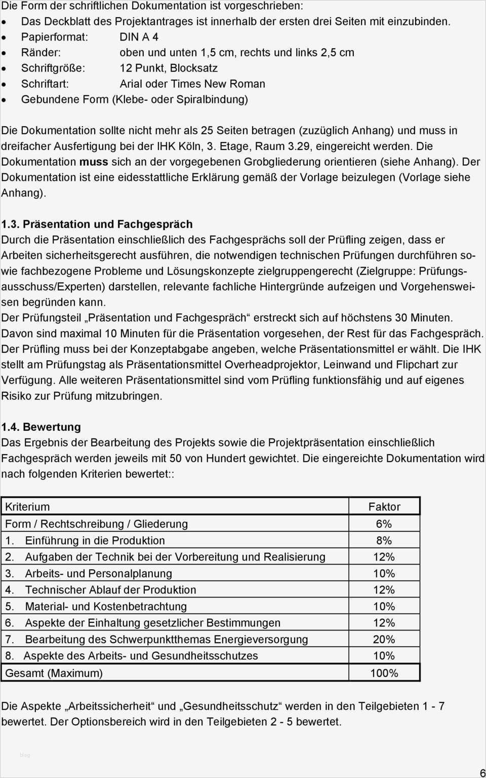 Ihk Projektantrag Vorlage Erstaunlich Fachkraft Für Veranstaltungstechnik Pdf