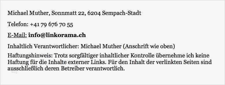 Impressum Kleingewerbe Vorlage Best Of Impressum & Datenschutzerklärung – Briefvorlagen