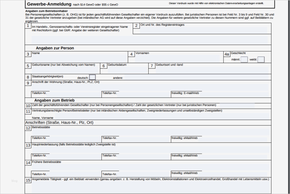 Impressum Kleingewerbe Vorlage Beste Wie Kann Ich Ein Kleingewerbe Anmelden