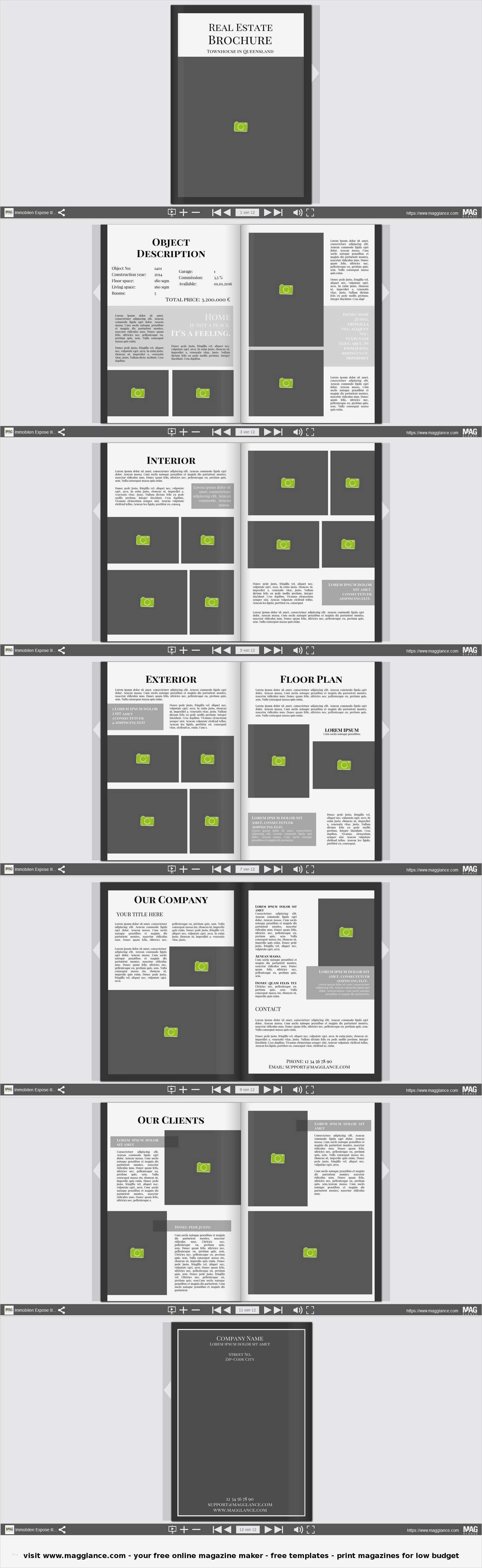 Indesign Vorlage Broschüre Kostenlos Bewundernswert Immobilien Expose Kostenlos Online Erstellen Und Günstig