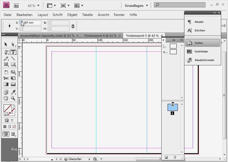 Indesign Vorlage Broschüre Kostenlos Erstaunlich Flyerdesign Im Faltformat Am Beispiel Eines