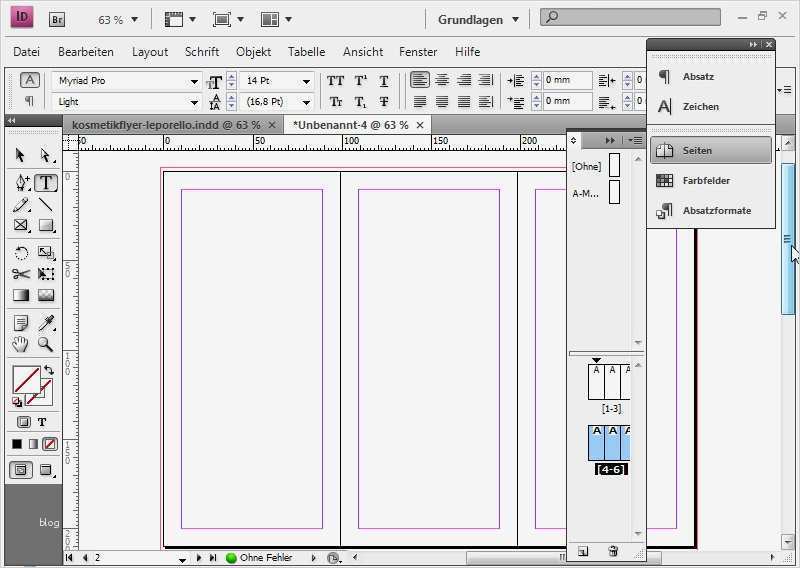 Indesign Vorlage Broschüre Kostenlos Hübsch Flyerdesign Im Faltformat Am Beispiel Eines