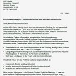 Informatik Bewerbung Vorlage Genial Bewerbung Diplom Informatiker Ungekündigt