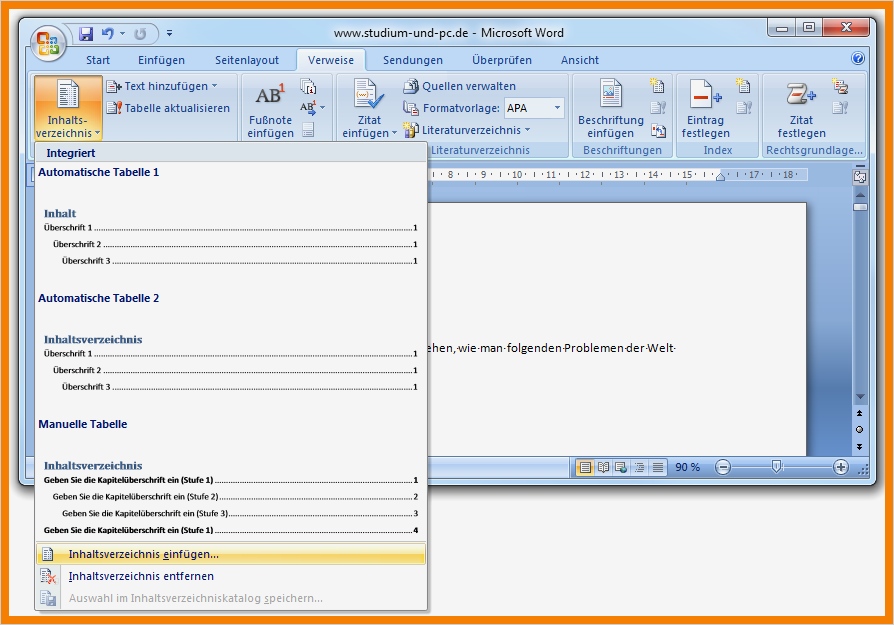 Inhaltsverzeichnis Vorlage Excel Beste 8 Inhaltsverzeichnis Word Vorlage