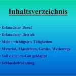 Inhaltsverzeichnis Vorlage Zum Kopieren Schönste Betriebspraktikum Vom Bis Zum Ppt Video Online Herunterladen