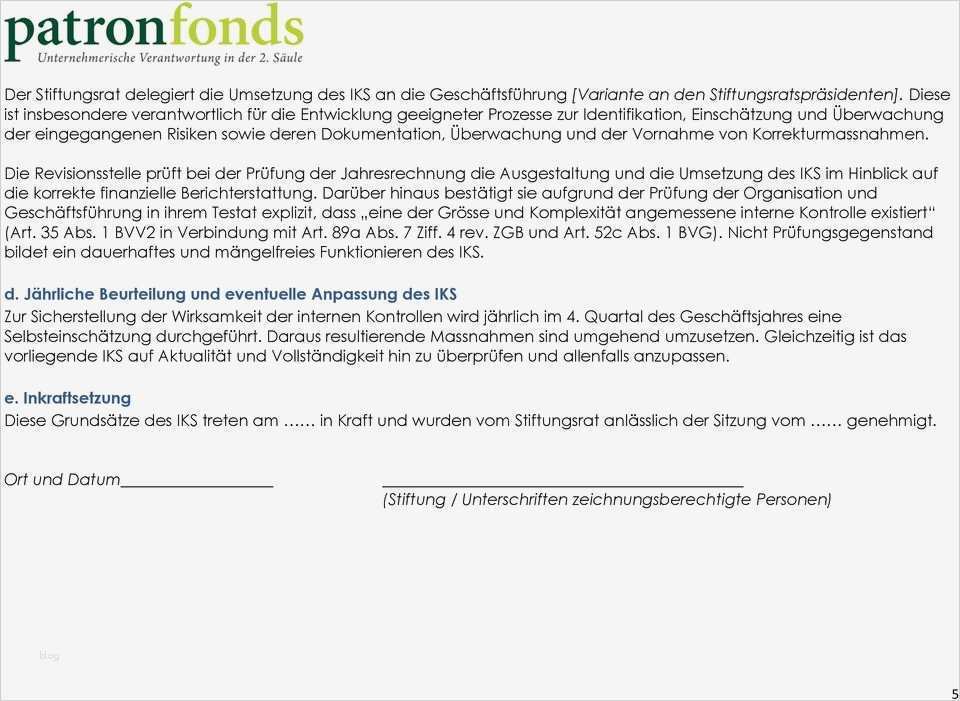 Internes Kontrollsystem Vorlage Best Of Vorlage Internes Kontrollsystem Iks Wohlfahrtsstiftung