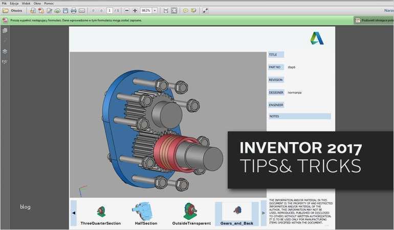 Inventor 3d Pdf Vorlage Bearbeiten Bewundernswert Inventor 2017 Tips&tricks – Zapis Do Pdf 3d Pcc Polska