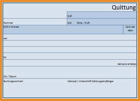 It Dokumentation Vorlage Excel Cool 9 Quittung Vorlage Excel