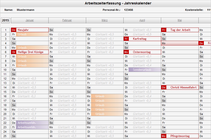 Jahreskalender Indesign Vorlage Schönste Excel Arbeitszeit Jahreskalender Abwesenheiten