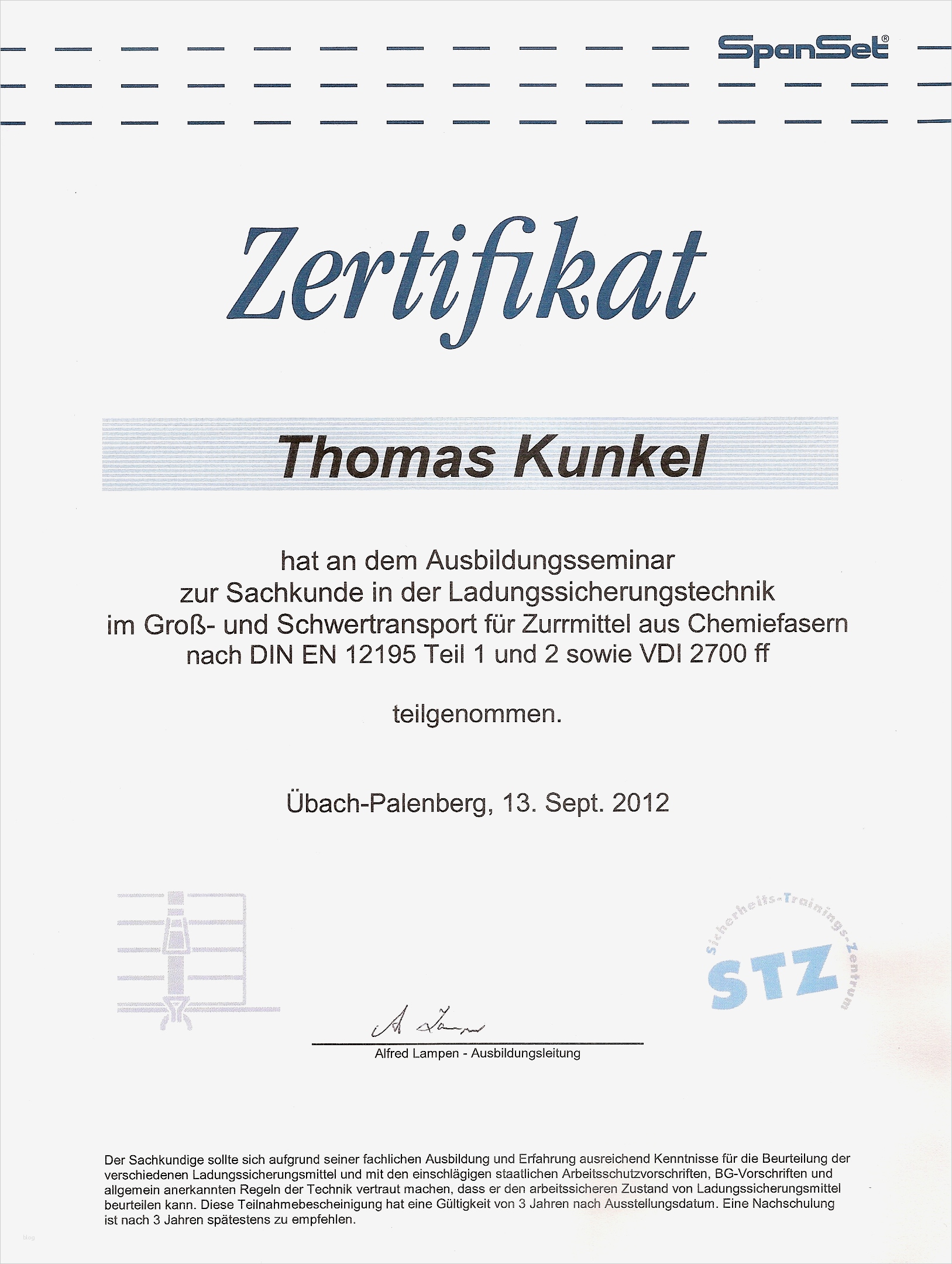 45 Luxus Jährliche Unterweisung Gabelstaplerfahrer Vorlage Foto 2 BSVB Kunkel Zertifikate