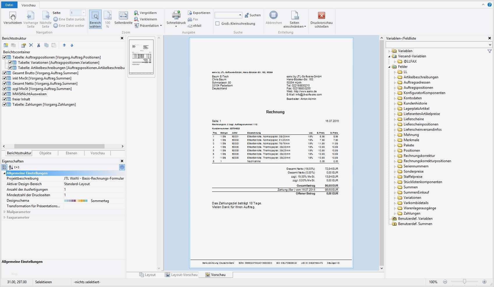 Jtl Wawi Vorlagen Editor Fabelhaft Kategorie Jtl Wawi Einstellungen Vorlagenverwaltung
