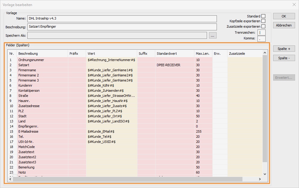 Jtl Wawi Vorlagen Einzigartig Vorlagen Für Versanddatenexport Bearbeiten – Jtl Guide