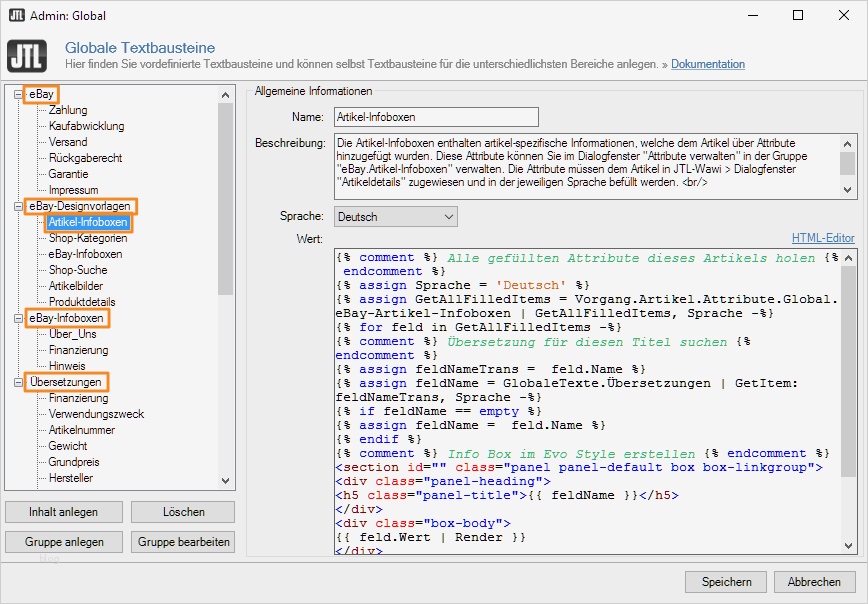 Jtl Wawi Vorlagen Hübsch Globale Textbausteine In Jtl Wawi Verwalten – Jtl Guide