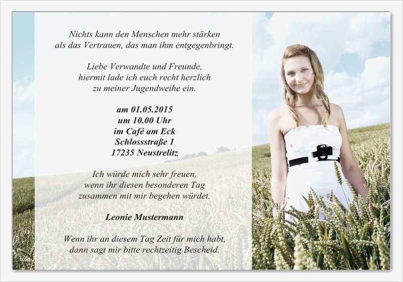 Jugendweihe Einladungskarten Vorlagen Best Of Einladung Jugendweihe Sprüche – Biblesuite